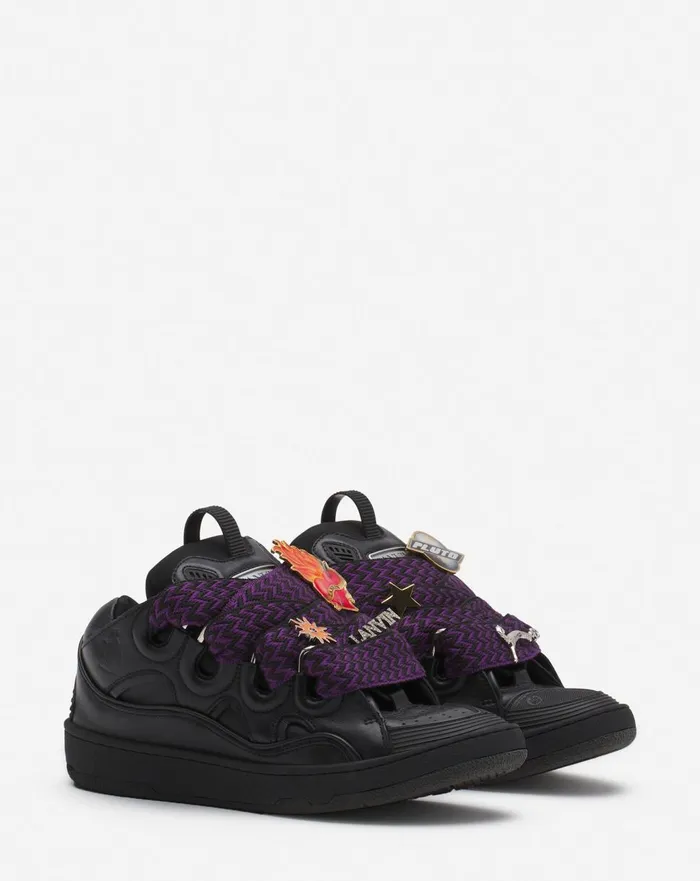 Lanvin X Future Curb 30 Leather Sneakers For Women Blackred Women Lanvin Sneakers Lanvin X Future Curb 30 Leather Sneakers For Women Blackred Women Lanvin Sneakers