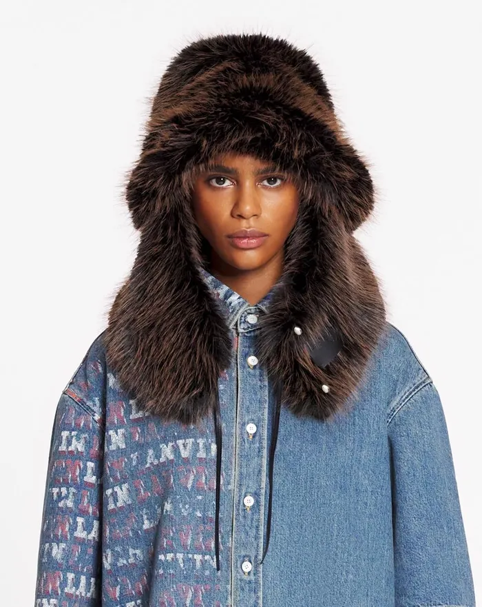 Lanvin X Future Faux Fur Fisherman Hat Dark Brown Men Lanvin Hats Lanvin X Future Faux Fur Fisherman Hat Dark Brown Men Lanvin Hats
