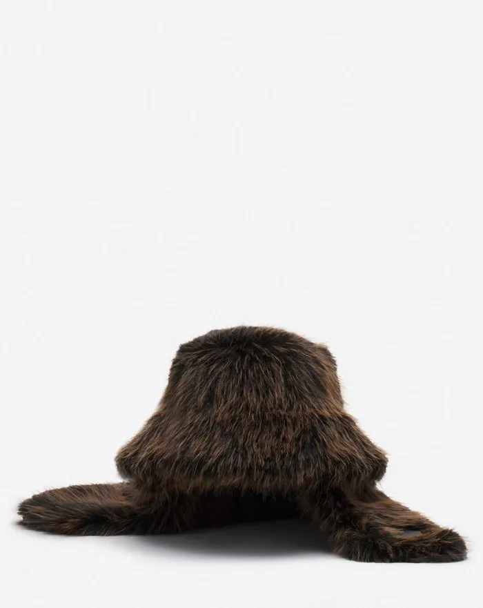 Lanvin X Future Faux Fur Fisherman Hat Dark Brown Men Lanvin Hats Lanvin X Future Faux Fur Fisherman Hat Dark Brown Men Lanvin Hats