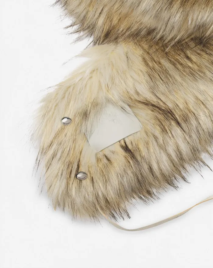Lanvin X Future Faux Fur Fisherman Hat Sandchalk Men Lanvin Hats