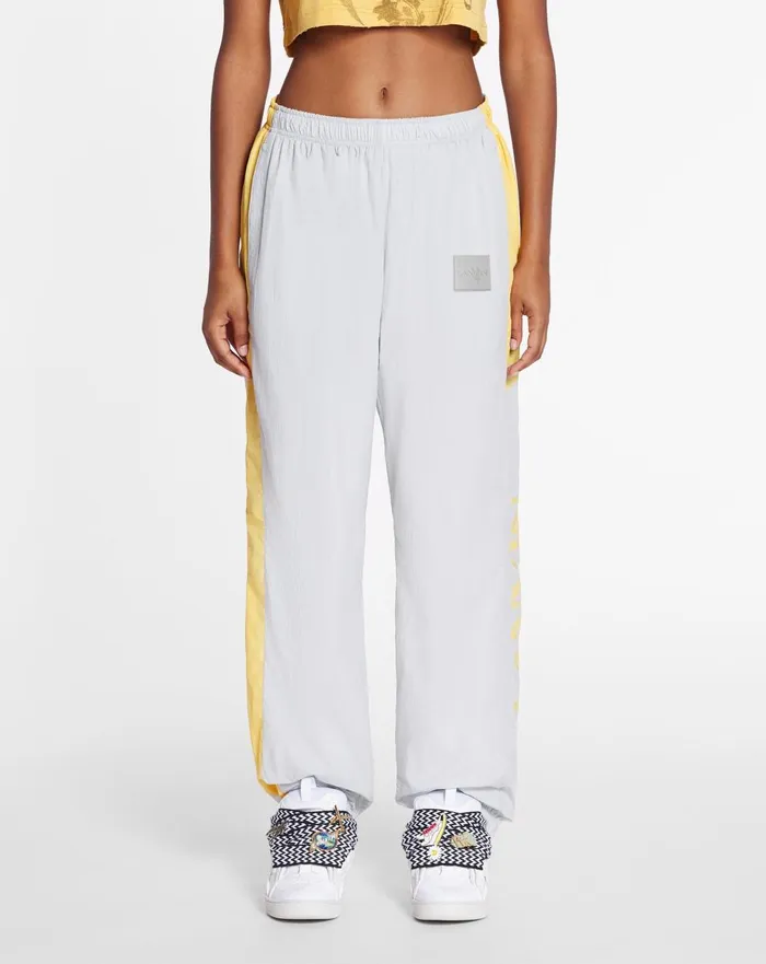 Lanvin X Future Jogging Pants With Contrasting Stripes Eagle Grey Men Lanvin Coats and Jackets Lanvin X Future Jogging Pants With Contrasting Stripes Eagle Grey Men Lanvin Coats and Jackets
