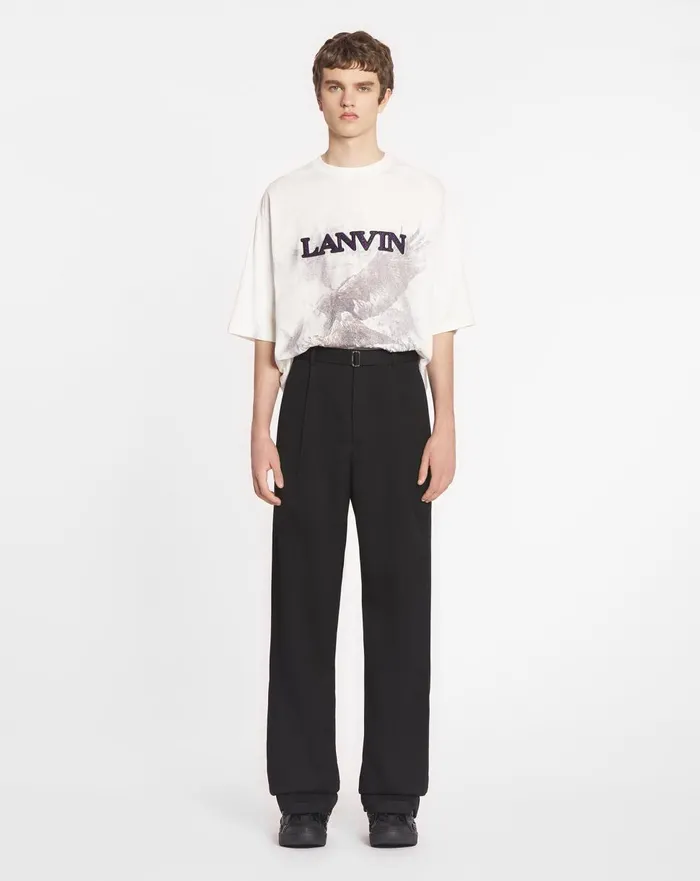 Lanvin X Future Unisex Wideleg Pants Black Women Lanvin Pants Lanvin X Future Unisex Wideleg Pants Black Women Lanvin Pants