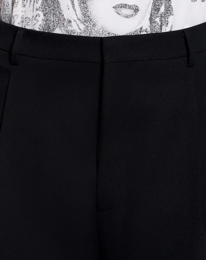Lanvin X Future Unisex Wideleg Pants Black Women Lanvin Pants Lanvin X Future Unisex Wideleg Pants Black Women Lanvin Pants