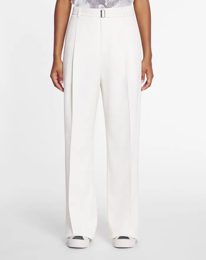 Lanvin X Future Unisex Wideleg Pants Milk Women Lanvin Pants Lanvin X Future Unisex Wideleg Pants Milk Women Lanvin Pants