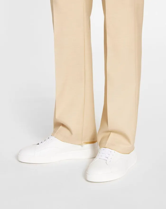 Leather Ddb0 Sneakers Whiteblack Men Lanvin Sneakers