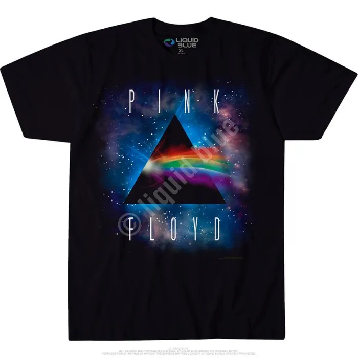 Liquid Blue Athletic TShirt Men Dark Side Space Black Athletic TShirt