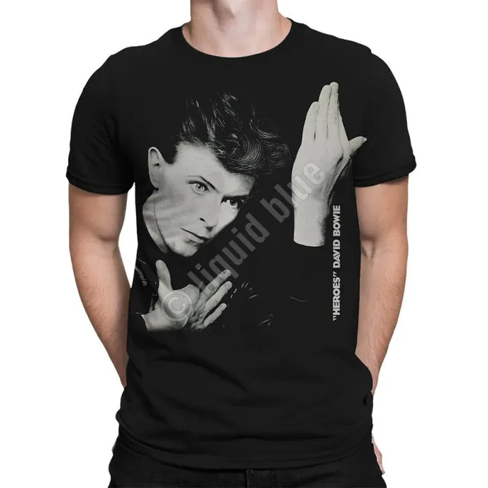 Liquid Blue Athletic TShirt Men Heroes Black Athletic TShirt