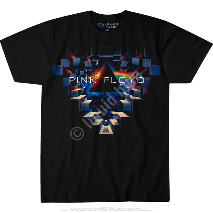 Liquid Blue Athletic TShirt Men Space Window Black Athletic TShirt