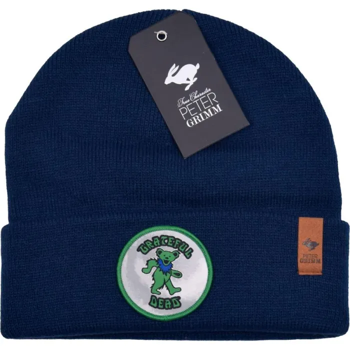 Liquid Blue Hats Accessories Grateful Dead Dancing Bear Navy Beanie