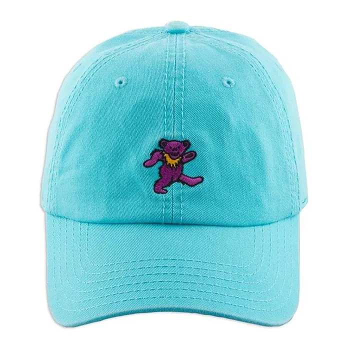 Liquid Blue Hats Accessories Tiny Purple Bear Dad Hat