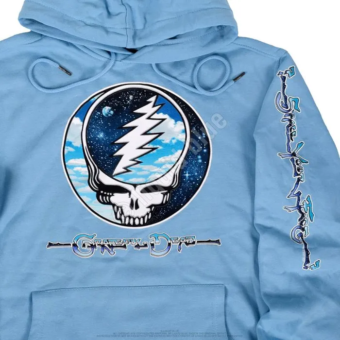Liquid Blue Hoodie Men Steal Your Sky Space Light Blue Sleeve Printed Hoodie Liquid Blue Hoodie Men Steal Your Sky Space Light Blue Sleeve Printed Hoodie