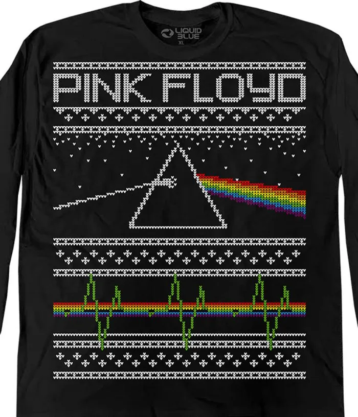 Liquid Blue Long Sleeve Men Dark Side Xmas Sweater Black Long Sleeve TShirt