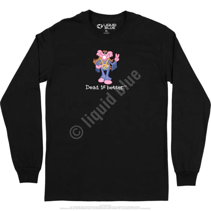 Liquid Blue Long Sleeve Men Fringe Dead Is Better Long Sleeve TShirt