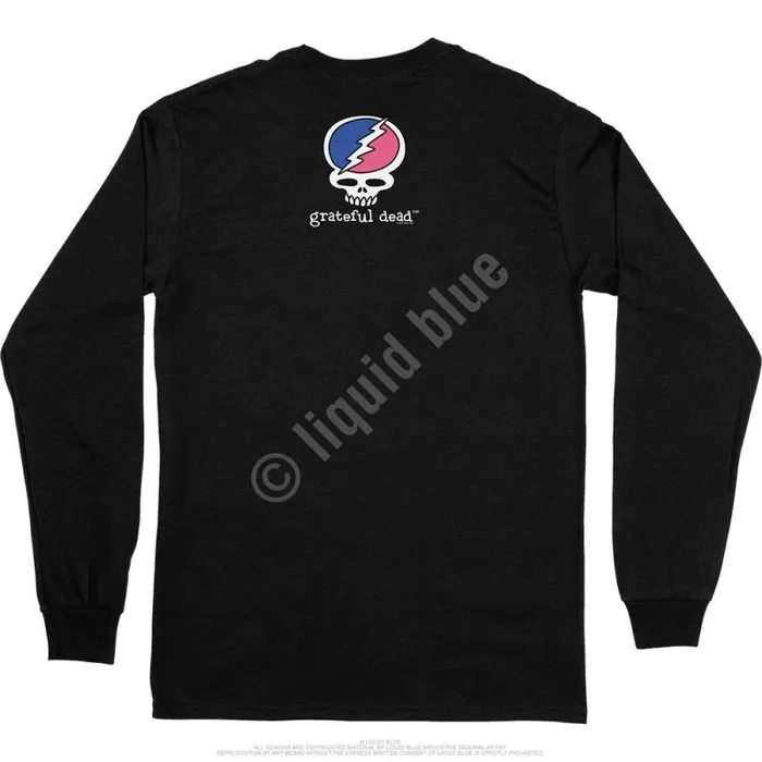 Liquid Blue Long Sleeve Men Fringe Dead Is Better Long Sleeve TShirt