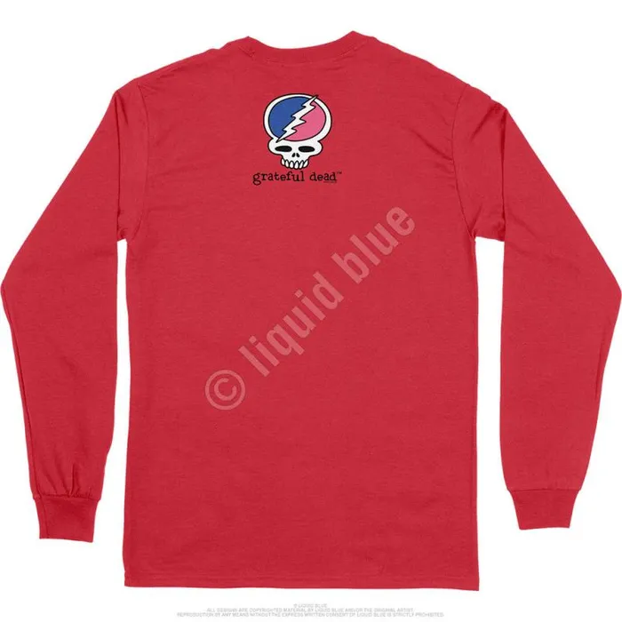 Liquid Blue Long Sleeve Men Fringe Dead Is Better Long Sleeve TShirt