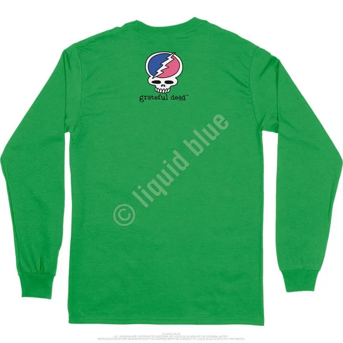Liquid Blue Long Sleeve Men Fringe Dead Is Better Long Sleeve TShirt