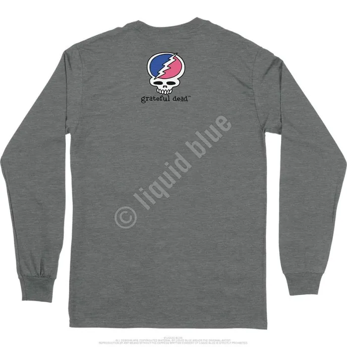Liquid Blue Long Sleeve Men Fringe Dead Is Better Long Sleeve TShirt