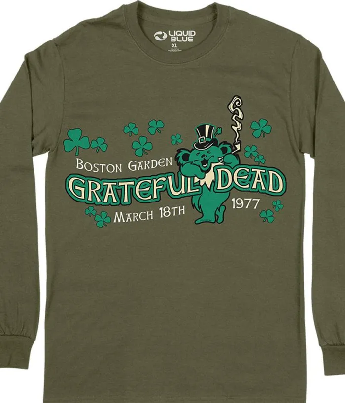 Liquid Blue Long Sleeve Men Garden 77 Long Sleeve TShirt
