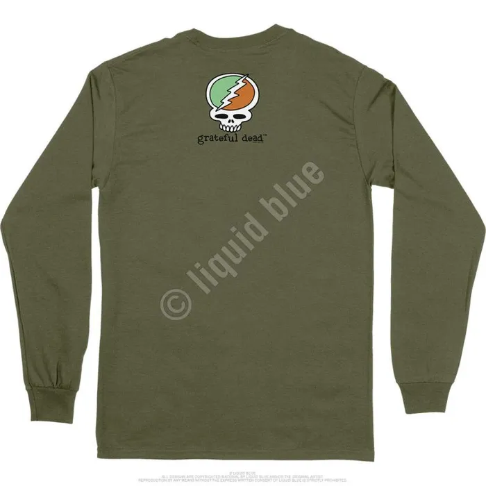 Liquid Blue Long Sleeve Men Hacky Dead Is Better Long Sleeve TShirt