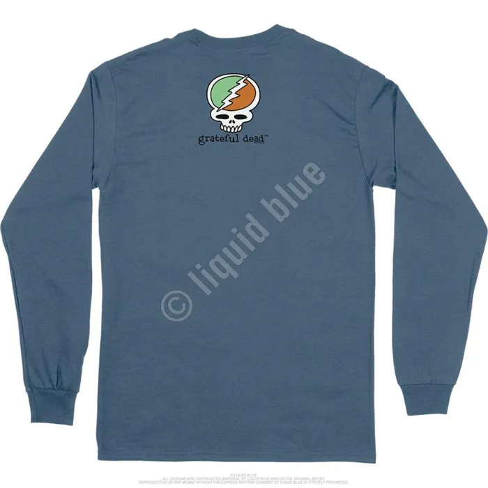 Liquid Blue Long Sleeve Men Hacky Dead Is Better Long Sleeve TShirt
