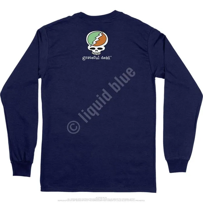 Liquid Blue Long Sleeve Men Hacky Dead Is Better Long Sleeve TShirt