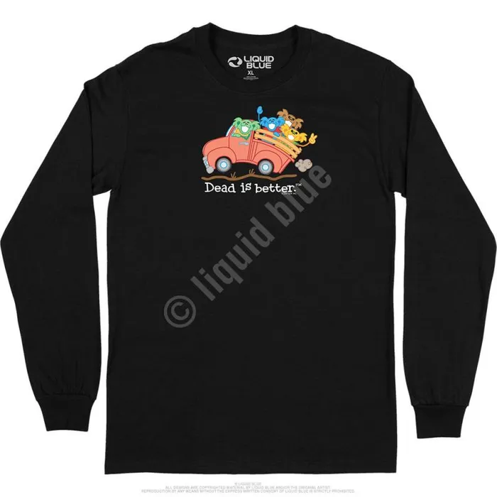 Liquid Blue Long Sleeve Men Truck Dead Is Better Long Sleeve TShirt
