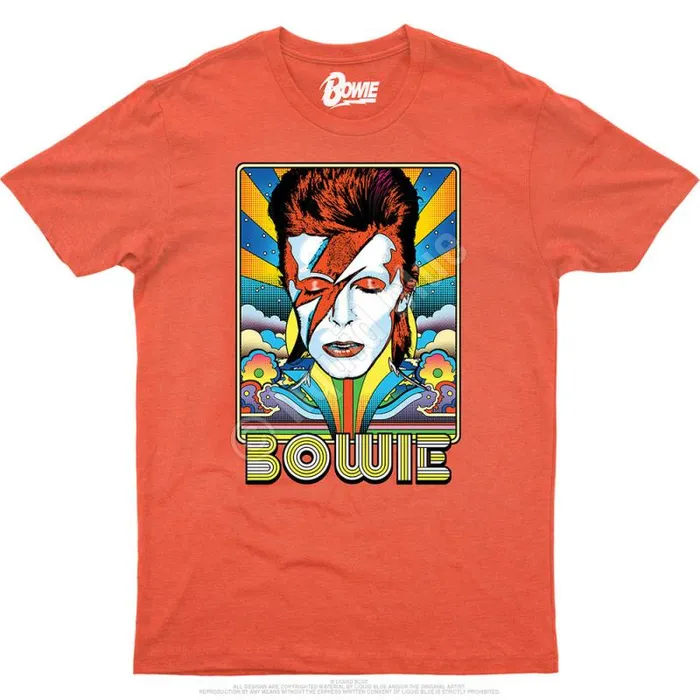 Liquid Blue PolyCotton TShirt Men Fashion Orange Heather PolyCotton TShirt