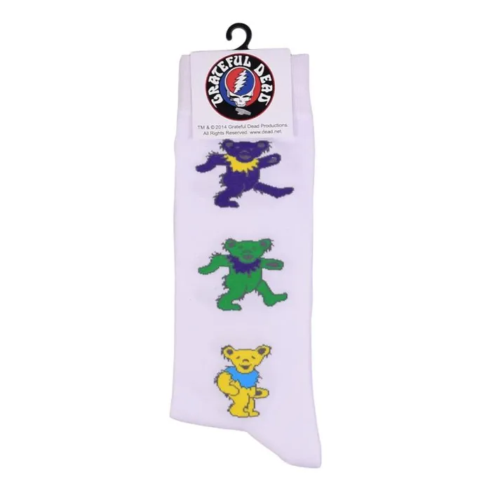 Liquid Blue Socks Accessories GD Dancing Bears Men039s White Socks