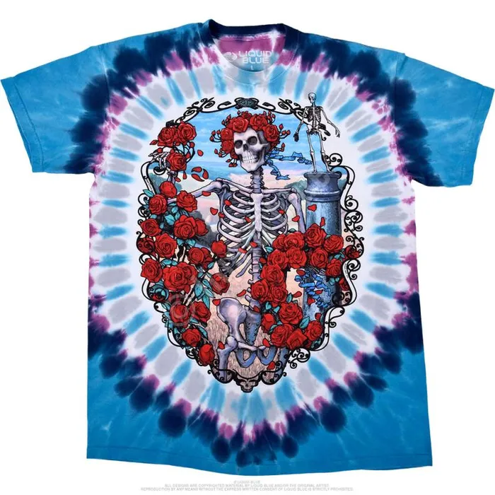Liquid Blue TShirt Men 30th Anniversary TieDye TShirt
