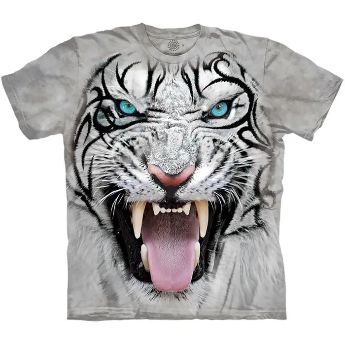 Liquid Blue TShirt Men Elephant Face Classic Cotton TShirt