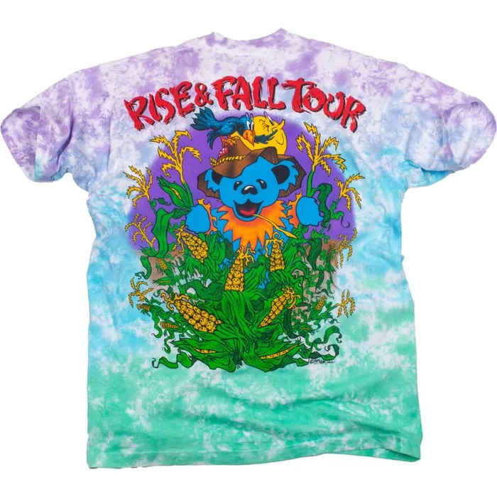 Liquid Blue TShirt Men Hayride 93 Rise and Fall Tour TieDye TShirt