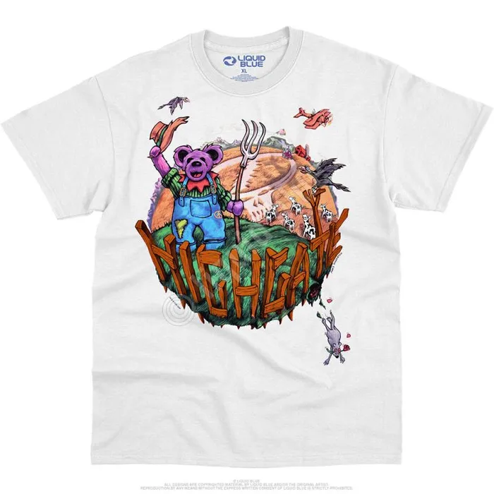 Liquid Blue TShirt Men Highgate White TShirt