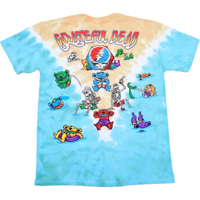 Liquid Blue TShirt Men Jam Bake TieDye TShirt