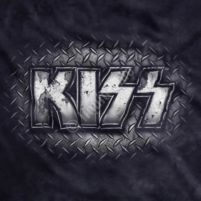 Liquid Blue TShirt Men KISS Metal TieDye TShirt