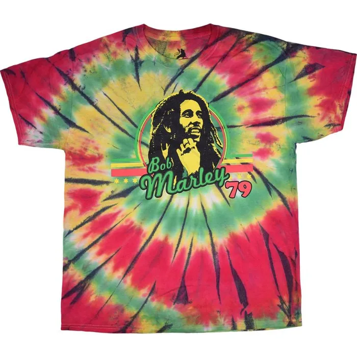 Liquid Blue TShirt Men Marley 03979 Spiral TieDye TShirt