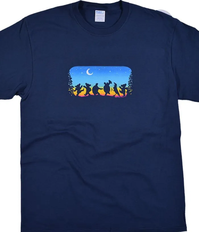 Liquid Blue TShirt Men Moondance Navy TShirt