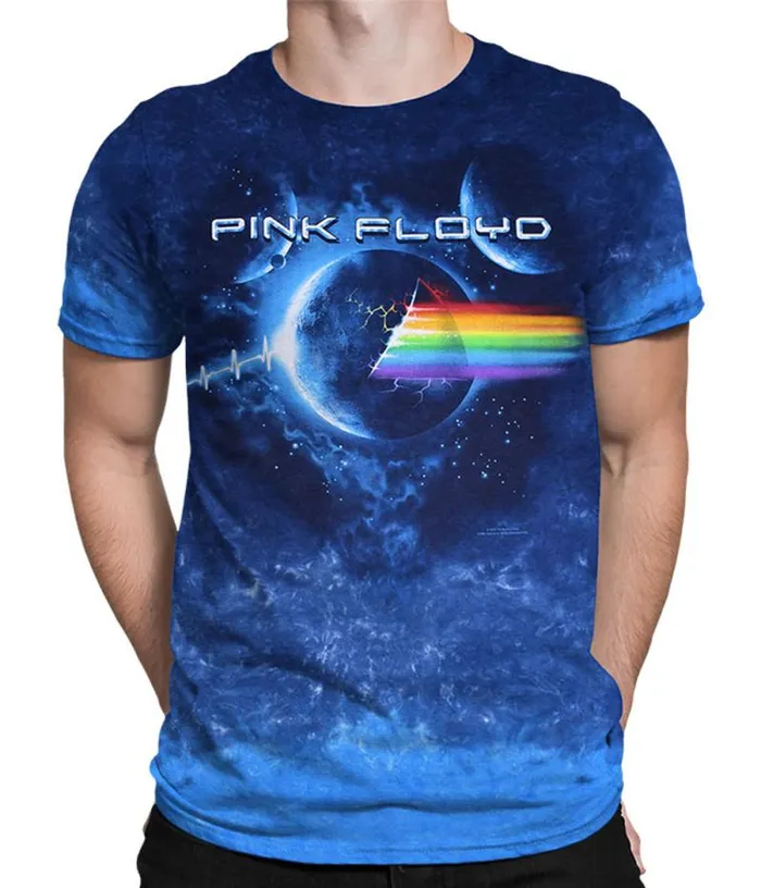 Liquid Blue TShirt Men Pulse Explosion TieDye TShirt