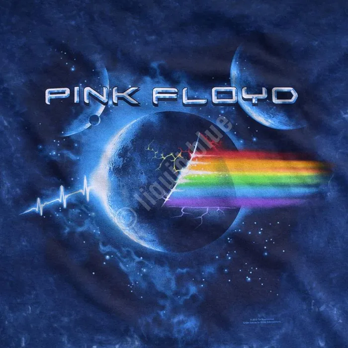 Liquid Blue TShirt Men Pulse Explosion TieDye TShirt