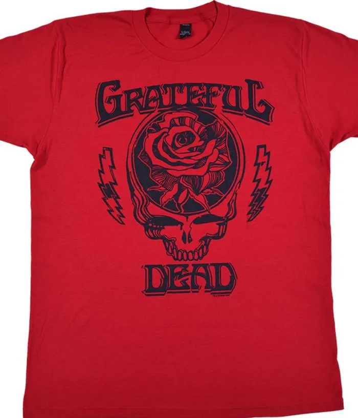 Liquid Blue TShirt Men Roosevelt Red Athletic TShirt