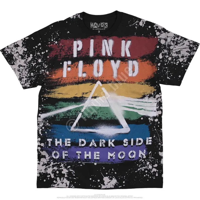Liquid Blue TShirt Men Spectrum Havok Black TShirt