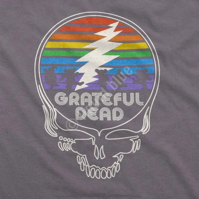 Liquid Blue TShirt Men Spectrum SYF Grey TShirt