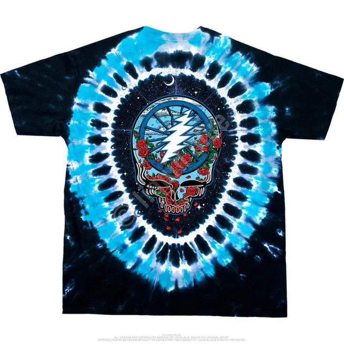 Liquid Blue TShirt Men Steal Your Bertha TieDye TShirt