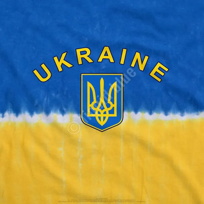 Liquid Blue TShirt Men Ukraine TieDye TShirt
