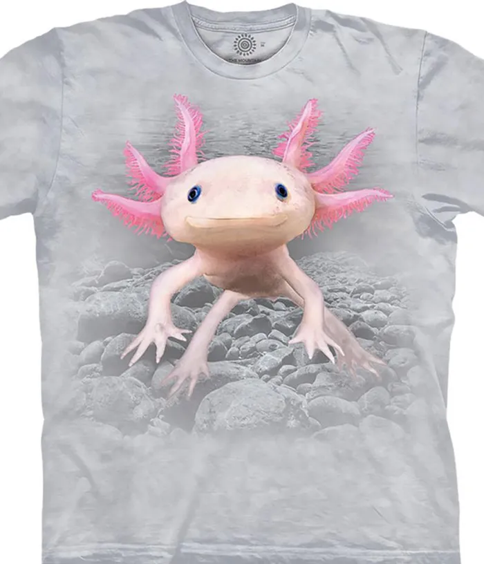 Liquid Blue Youth Kids Axolotl Kids039 TShirt