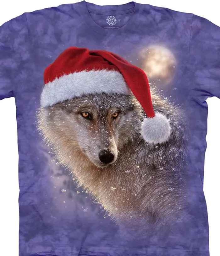 Liquid Blue Youth Kids Holiday Wolf Kids039 TShirt
