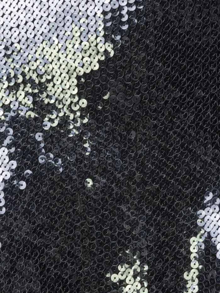 Liquid Sequins Midi Skirt Black Women Akris Skirts