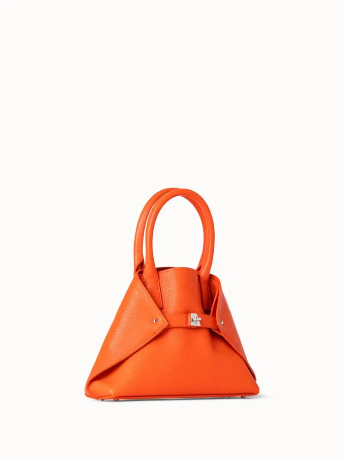 Little Ai Messenger Bag In Leather Zinnia Women Akris Crossbody Bags