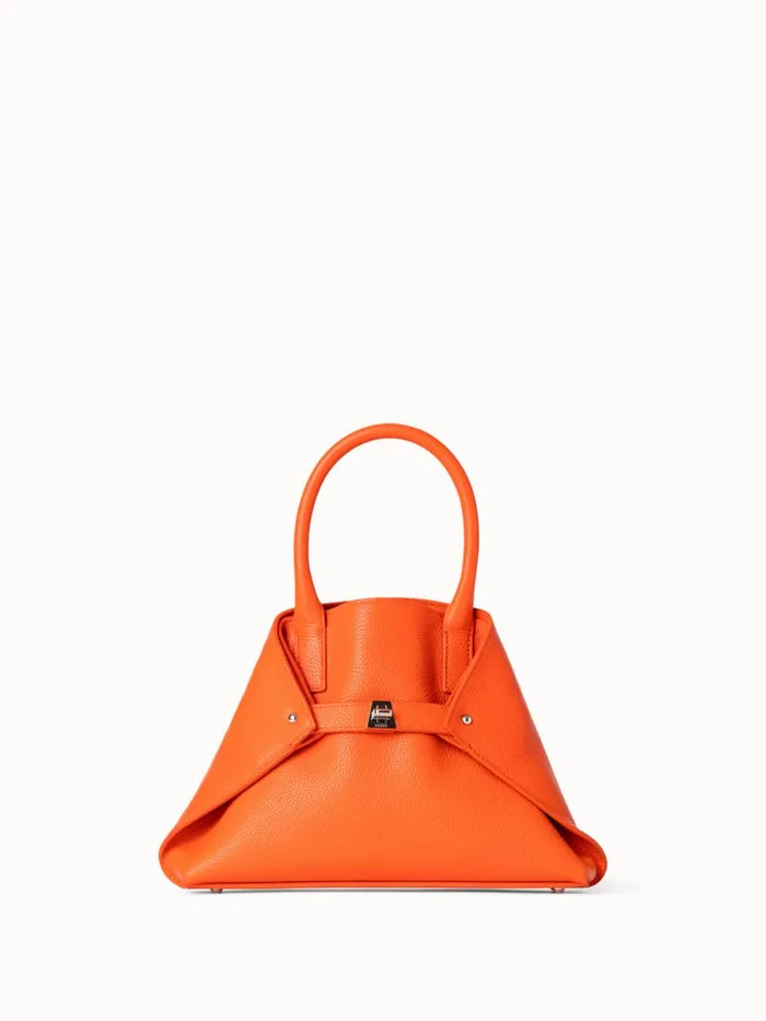 Little Ai Messenger Bag In Leather Zinnia Women Akris Crossbody Bags