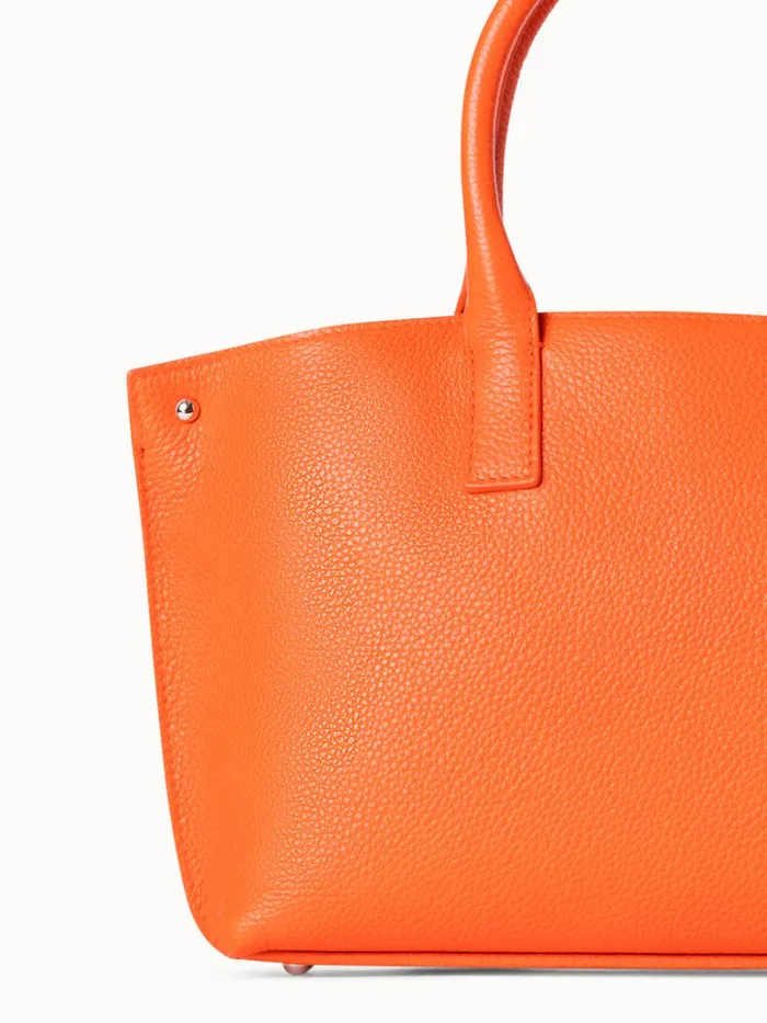 Little Ai Messenger Bag In Leather Zinnia Women Akris Crossbody Bags