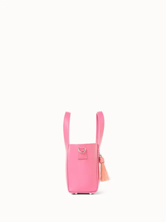 Little Alexa Handbag In Softcalf Leather Blossom Women Akris Top Handle Bags